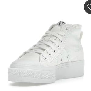Adidas Nizza Platform Mid Cloud White (Women's) 6.5